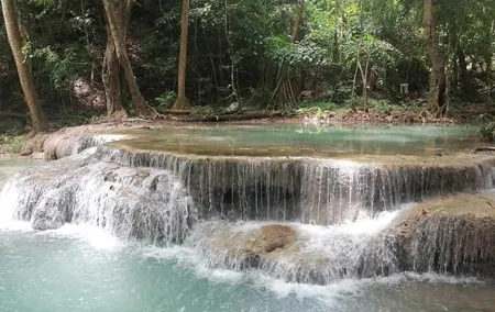Erawan Waterfalls and Phra That Cave Adventure Tour