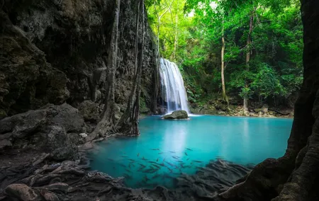 Erawan Falls and River Kwai Kanchanaburi Nature and History Ride