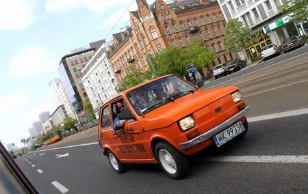 Retro Fiat Self-Drive Tour in Warsaw