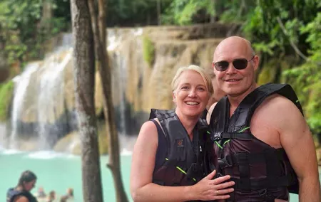 Erawan Waterfall and Kanchanaburi Multilingual Private Tour