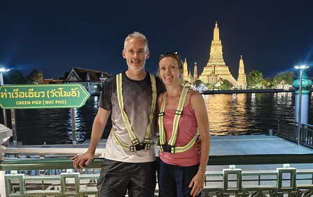 Explore Bangkok Night Life by EScooter with Local Food