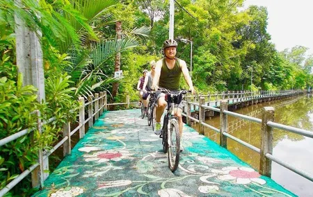 Bangkok's Green Lung Jungle Cycling Adventure Tour