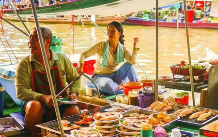 Amphawa Floating Market Tour with Maeklong Railway Market (SHA Plus)