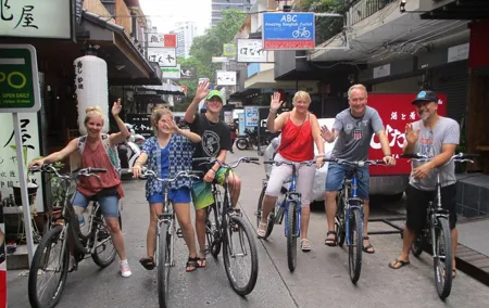 Thai Tapas Food Experience by Bicycle Including Dinner