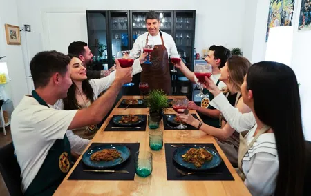 Madrid: Paella & Sangria Class – Chicken, Seafood & Vegan Option.