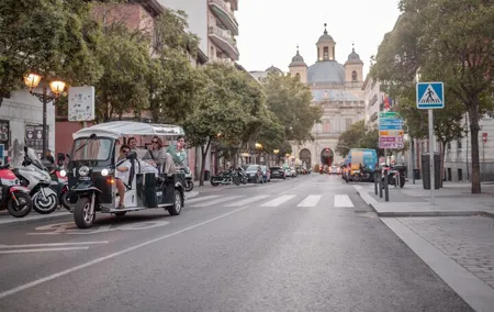 Tour of Historic Madrid in Private Eco Tuk Tuk