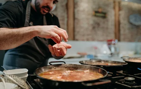 Madrid Tapas & Paella Cooking Experience with Local Market Visit
