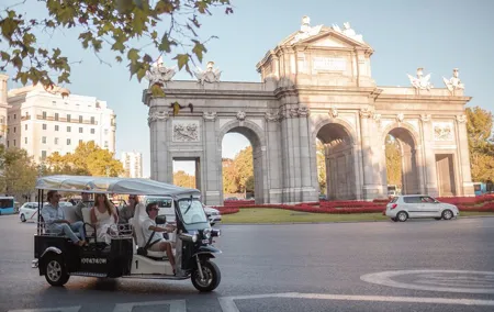 Expert Plus Tour of Madrid in Private Eco Tuk Tuk
