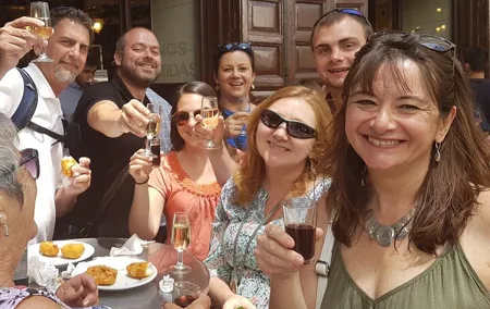 Madrid Small Group Tapas Tour at 4 Venues -Lunch or Dinner