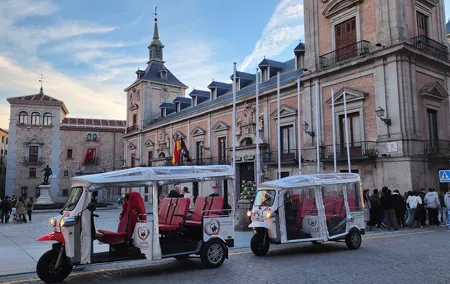 Madrid Tuk Tuk & Olé Experience – Private 1.5h Cultural Tour