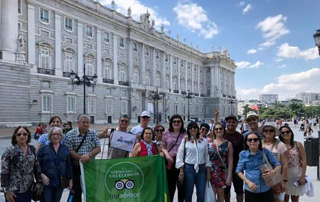 Walking tour around the center of Madrid