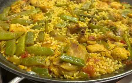 Traditional Paella & Tortilla & Sangria