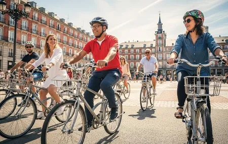 Unusual Madrid Tour by Bike or E-Bike and Hidden Gems