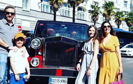 Historic and Modern Madrid by Classic Car Private Tour