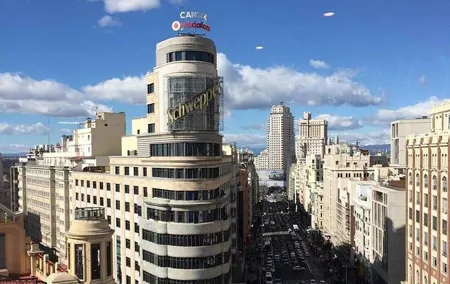 Architecture tour Gran Vía from its best rooftops 20thC