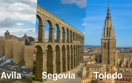 Toledo, Ávila & Segovia: Private Full-Day Tour from Madrid