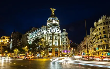 Private Sightseeing in Madrid By Night