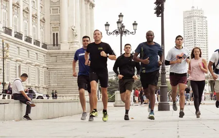 Madrid City Center and Retiro Park Running Private Tour