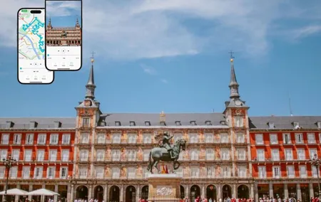 Madrid Old Town Self Guided Tour with Mobile App