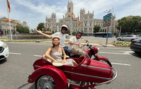 Madrid Ultimate Monuments Sidecar Tour