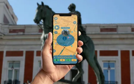 Madrid Golden Age GPS App Walking Tour Mobile Game
