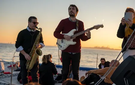 Barcelona Sunset Live Jazz Music Cruise