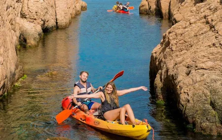 Costa Brava Kayak & Snorkel Tour + Picnic from Barcelona