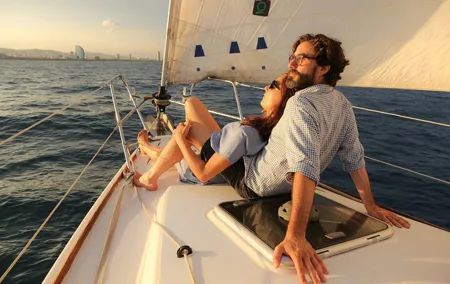Barcelona Unique Sunset Sailing Experience with Tapas & Open Bar