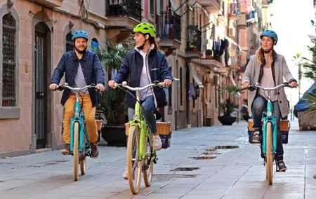 Barcelona E-Bike Guided Tour with Montjuic Hill