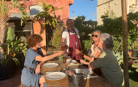 Rooftop Paella Seafood Cooking Class Experience in Barcelona