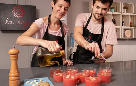Paella Cooking Class Las Ramblas & Boqueria Market in Barcelona