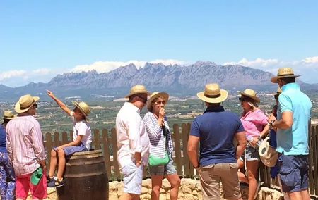 Private Montserrat and Cava Winery Tour with Hotel Pick Up from Barcelona