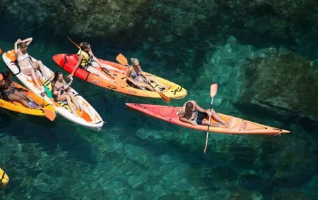 Costa Brava Kayaking and Snorkeling Small Group Tour with Lunch