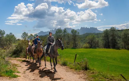 Montserrat Horseback Riding & Monastery Small Group Tour