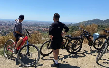 Barcelona to Tibidabo: Hidden Gems and Scenic views E-Bike Tour