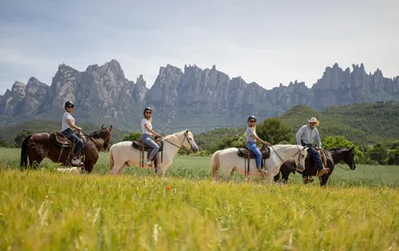 Montserrat Monastery & Horse Riding Experience from Barcelona