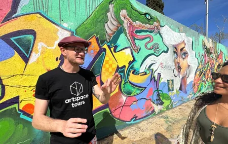Insider street art tour with exclusive visit to artist studios