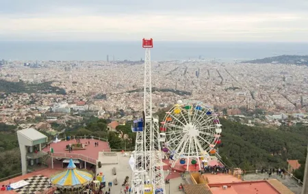 Barcelona Private Tour to Tibidabo Mountain