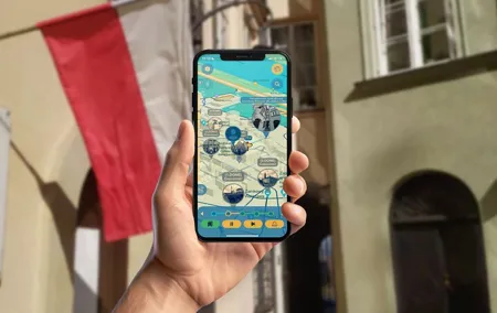 Medieval Warsaw GPS App Walking Tour Mobile Game