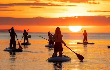 Sunrise Paddle Surf with Instructor and Photos Included