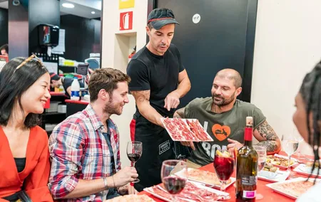 Sagrada Familia Jamón, Cheese and Wine Experience