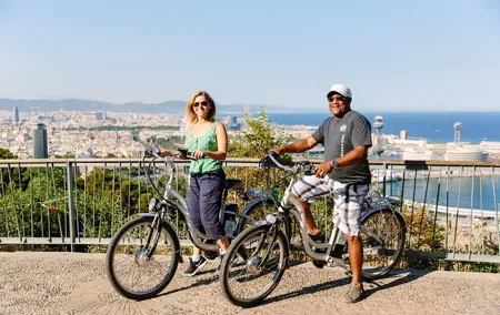 Barcelona Electric Bike Tour: Scenic Montjuic Panoramic Views