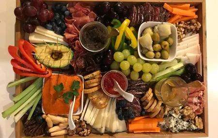 Build A Catalan Charcuterie Cheese Board & Wine Pairing (V/VG Options)