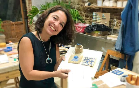 Ceramic Tiles Small Group Workshop in Barcelona