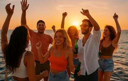 Barcelona Boat Party With Free Drinks And DJ