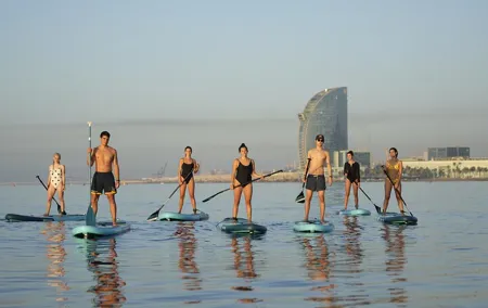 Paddlesurf in Barcelona