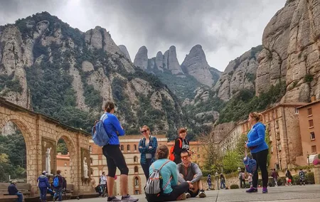 Exploring Montserrat: Nature Walk, Monastery and Farmers Market