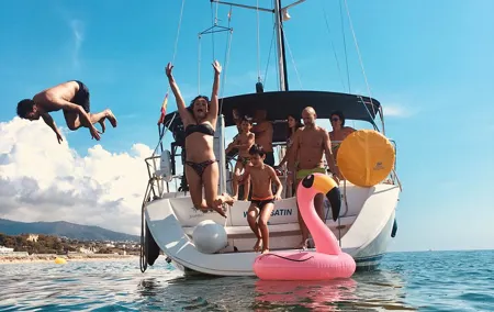 Full day private sailing trip in Barcelona -snorkel, swim and sun