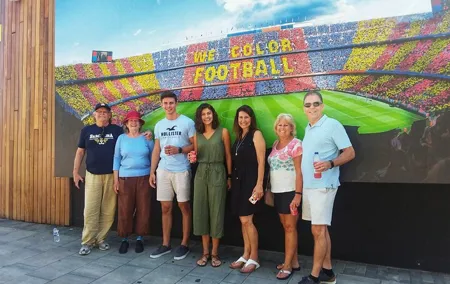 Private FC Barcelona Stadium visit & Montjuic Mountain E-Bike Tour