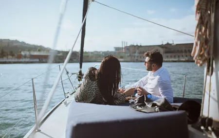 Private sailing trip from Barcelona with open bar